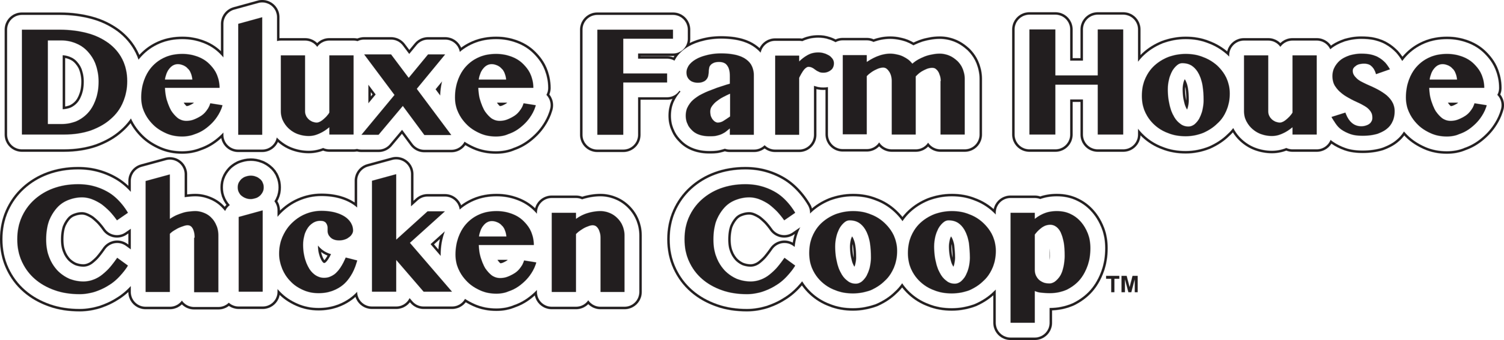 Deluxe Farm House Chicken Coop Logo
