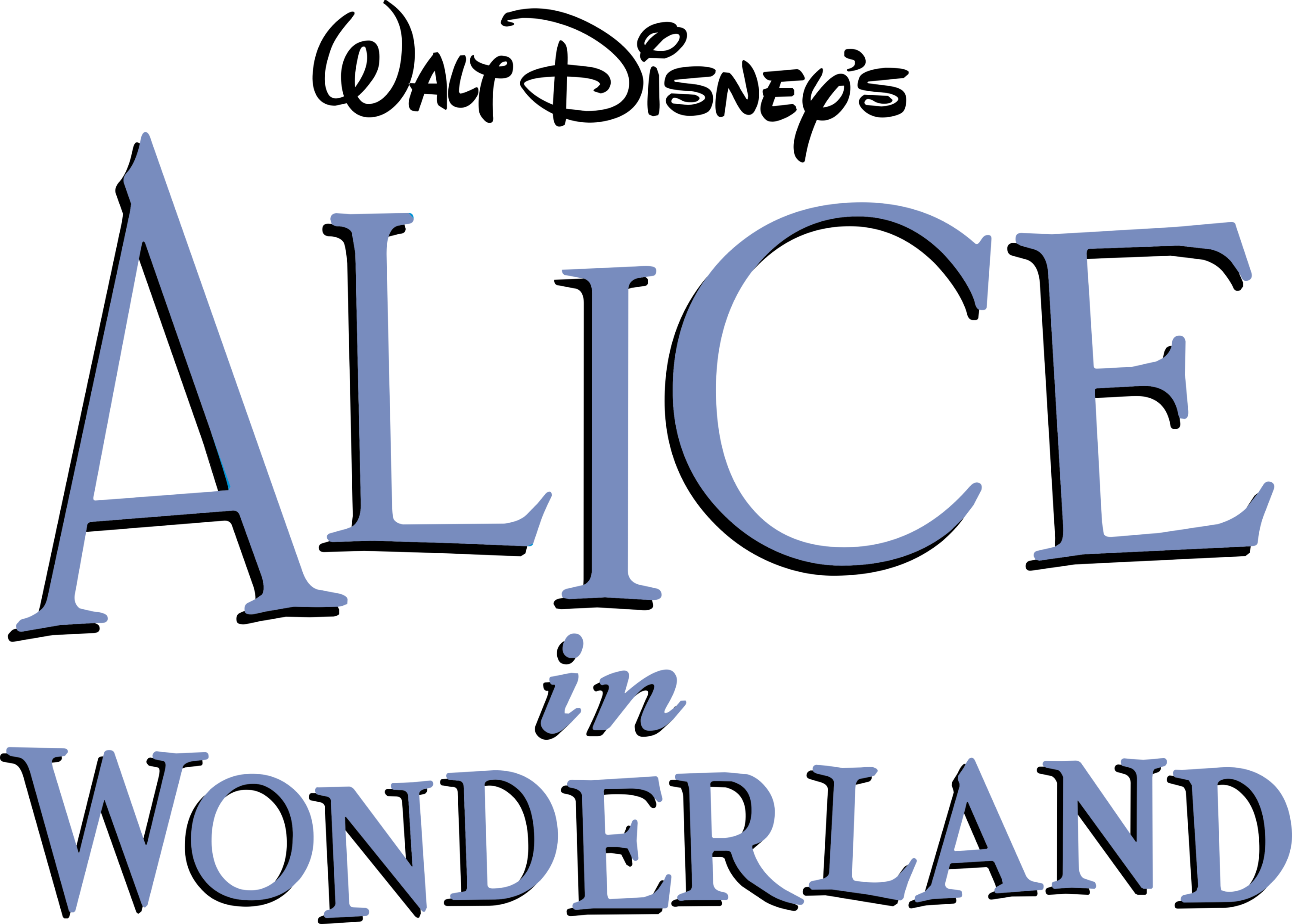 Disneys Alice in Wonderland Logo