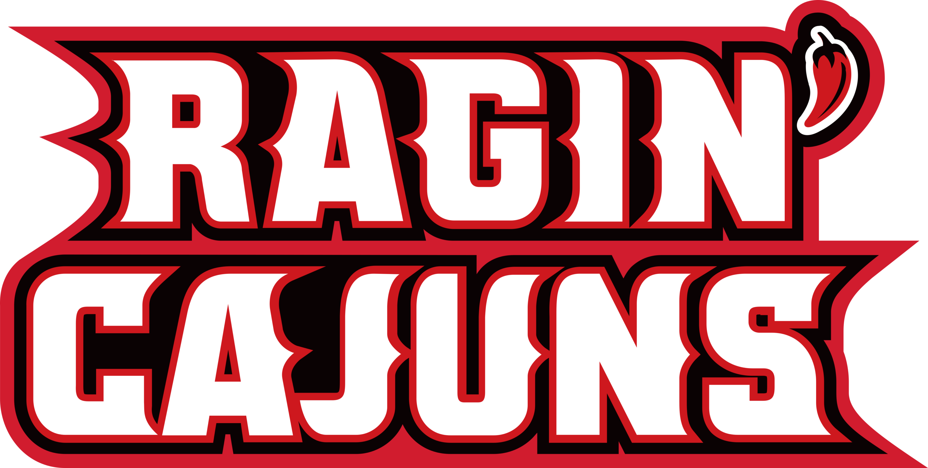 Louisiana Ragin Cajuns Logo