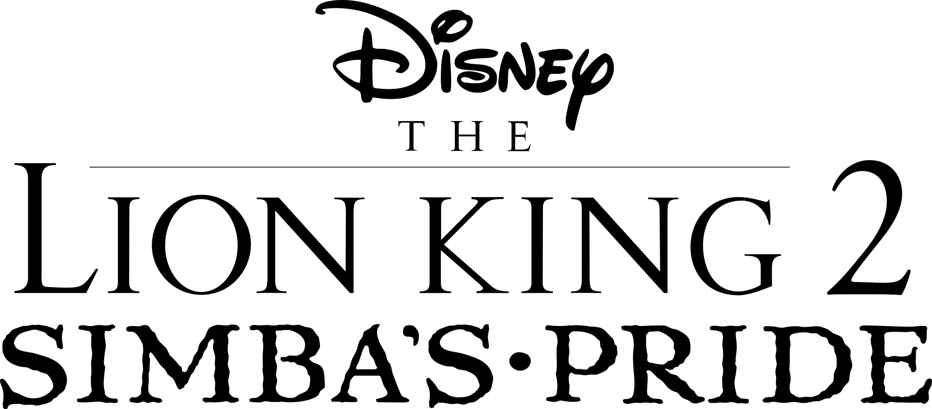 The Lion King 2 Simbas Pride Logo