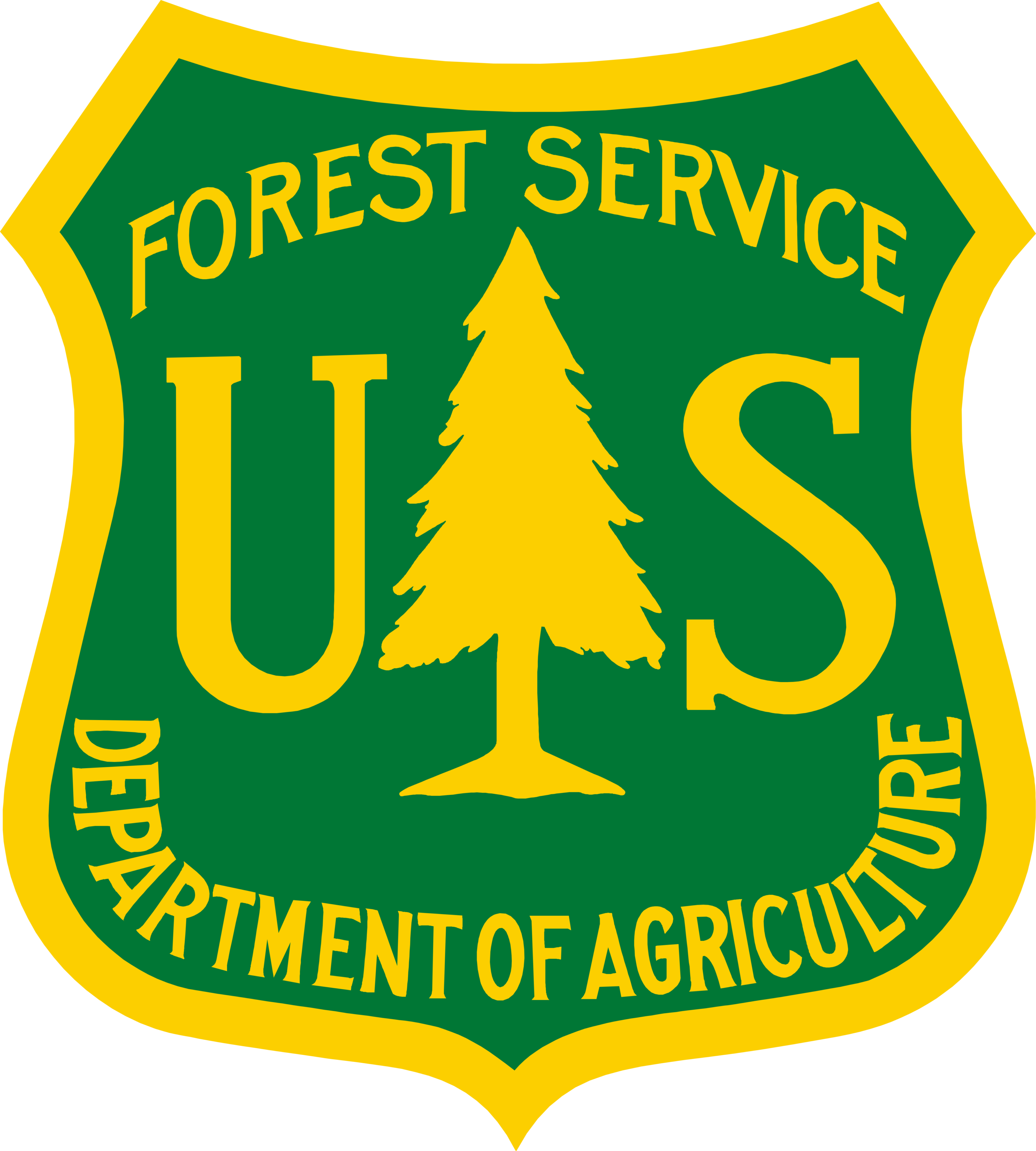 US Department of Agriculture USDA Forest Service Logo