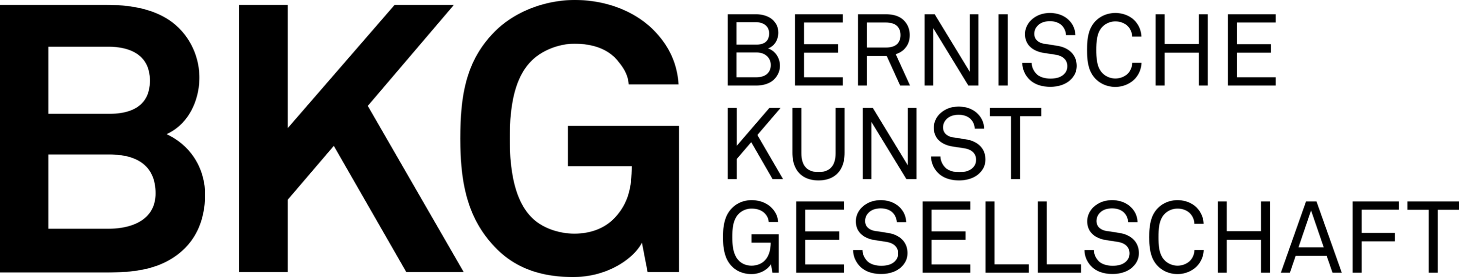 BKG Bernische Kunstgesellschaft Logo
