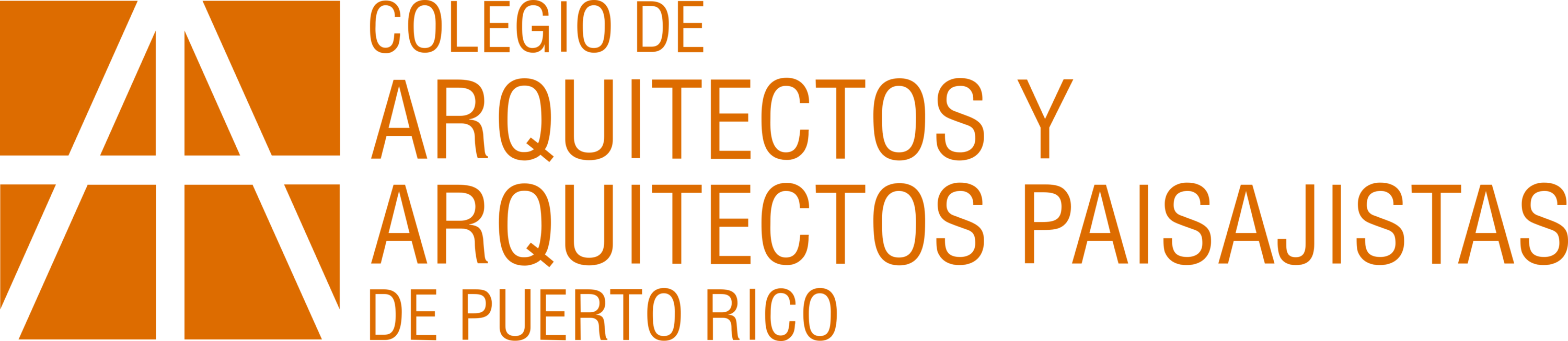 Colegio de Arquitectos y Arquitectos Paisajistas de Puerto Rico Logo