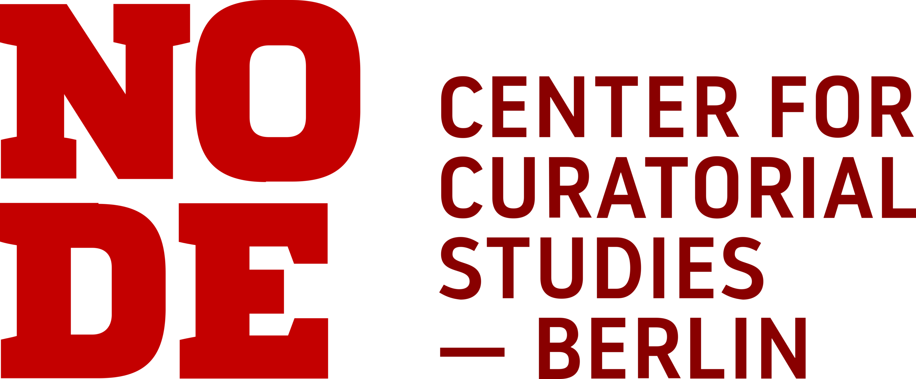 NODE Center for Curatorial Studies Berlin Logo