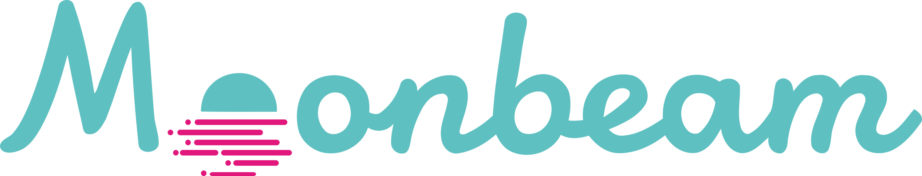 Moonbeam (GLMR) Logo full