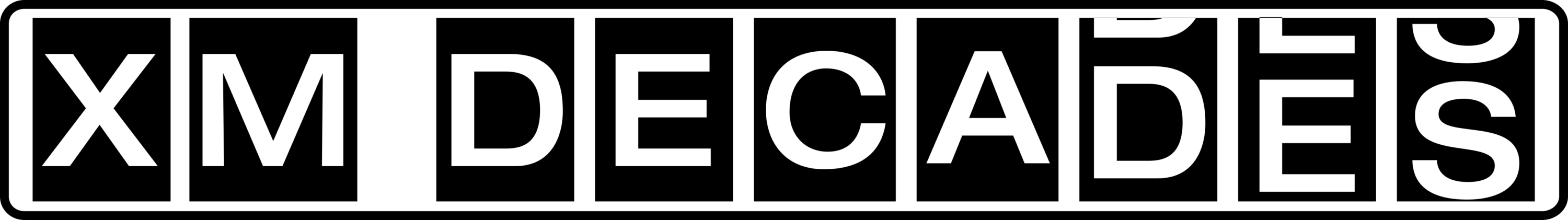 Xm Decades Logo