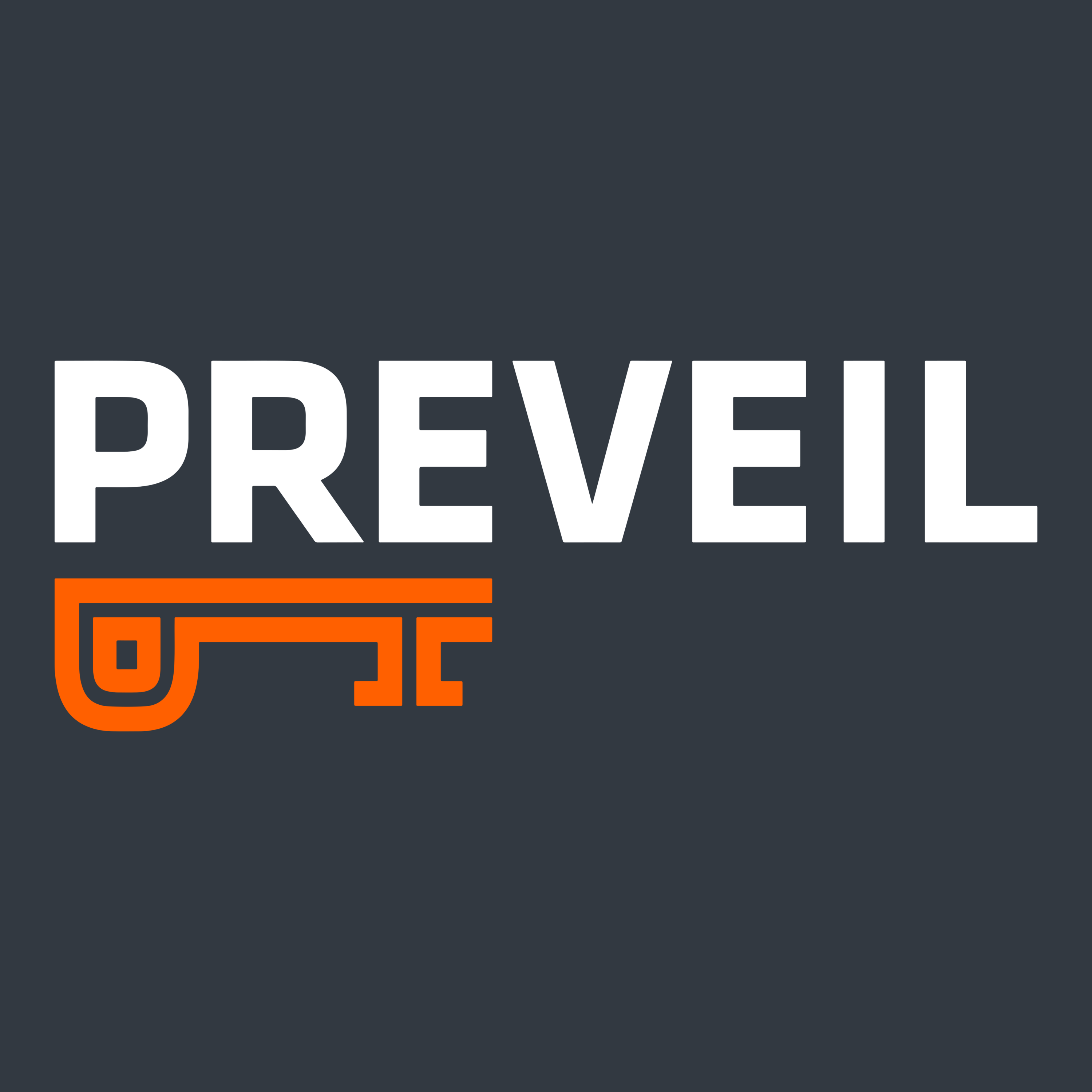 Preveil Logo white text
