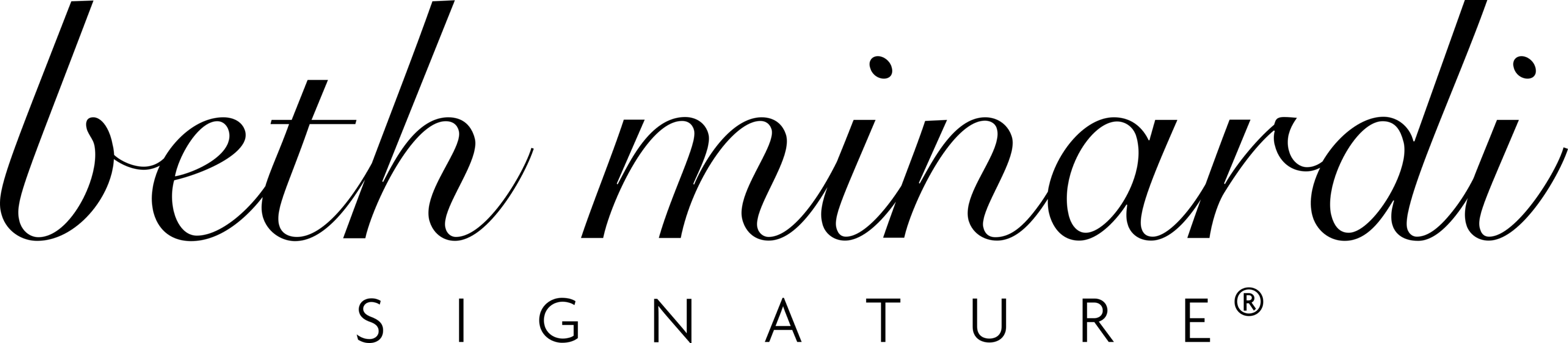 Beth Minardi Signature Logo