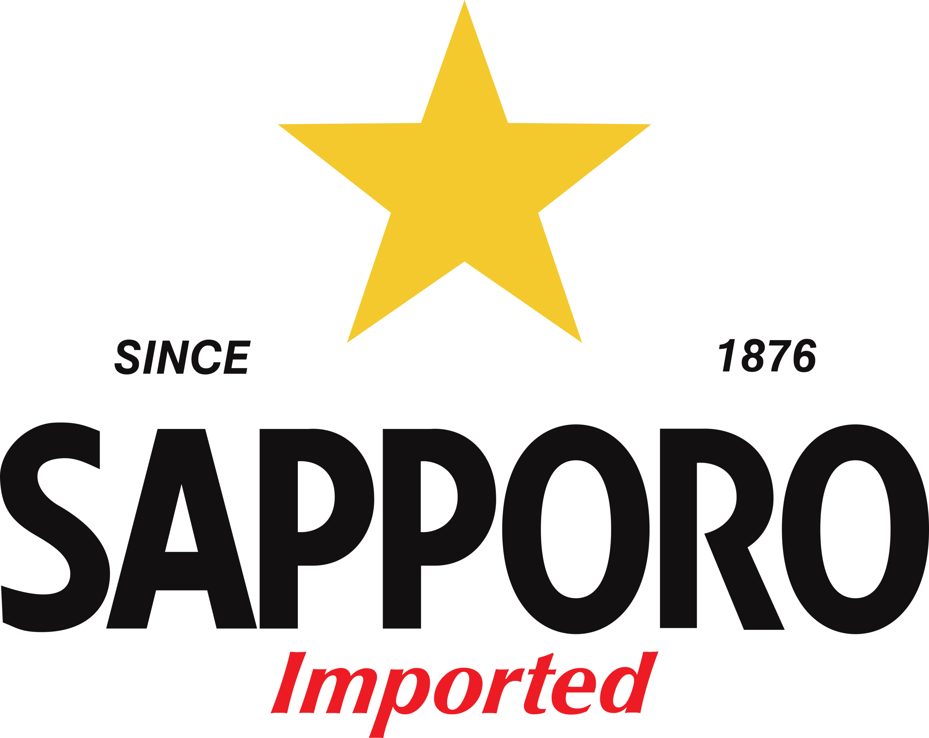 Sapporo Beer Imported Logo